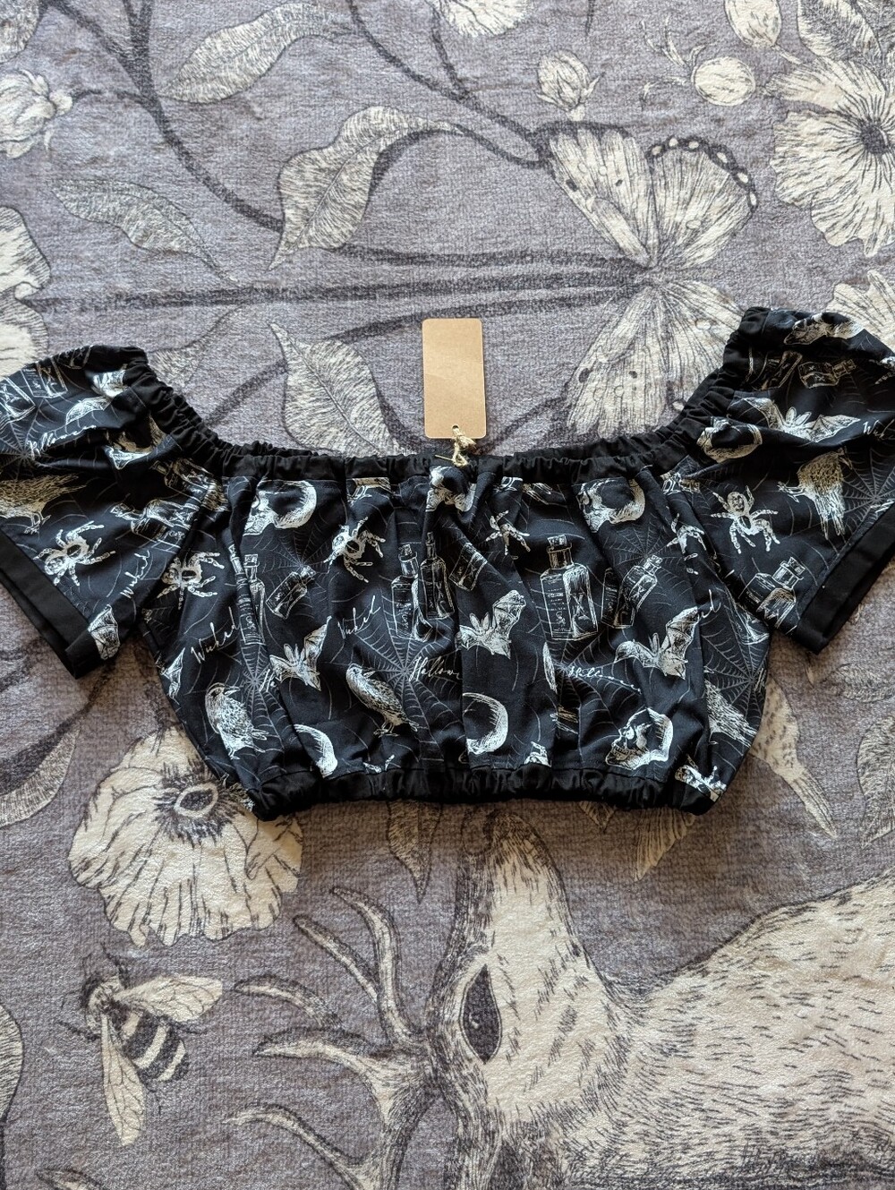 Creepy Maid Crop Top - Picture 1 of 3